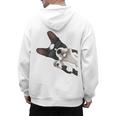 Boston Terrier Bostie Dog Kids Men Men's Hoodie Back Print, trending gift