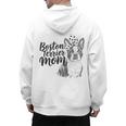 Boston Terrier Dog Bostie Mom Idea For Women Men's Hoodie Back Print, Couple Gifts, Mom Gifts, Boston Terrier Mom Gifts, trending gift