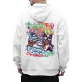 Boston Terrier Dog Christmas Snowman Winter Snow Men's Hoodie Back Print, Boston Terrier Christmas Gifts, trending gift