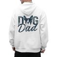 Boston Terrier Dog Dad Men's Hoodie Back Print, Couple Gifts, Boston Terrier Dad Gifts, trending gift