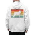 Boston Terrier Dog Lover Retro Vintage Cool For Dog Owner Men's Hoodie Back Print, trending gift