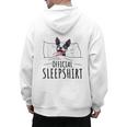 Boston Terrier Dog Lovers Sleepshirt Apparel Men Women Men's Hoodie Back Print, trending gift
