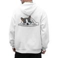 Boston Terrier Dog Official Sleeping Men Women Girls Kids Men's Hoodie Back Print, trending gift