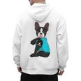 Boston Terrier I Love Mom Apparel Men's Hoodie Back Print, Couple Gifts, Mom Gifts, Boston Terrier Mom Gifts, trending gift