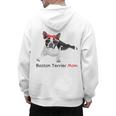 Boston Terrier Mom Bandana Boston Terrier Dog Men's Hoodie Back Print, Couple Gifts, Mom Gifts, Boston Terrier Mom Gifts, trending gift