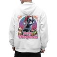 Boston Terrier Santa Claus Coffee Mug Merry Christmas Dogs Men's Hoodie Back Print, Boston Terrier Christmas Gifts, trending gift