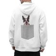 Dog In Your Pocket Boston Terrier For Men Women Girls Kids Men's Hoodie Back Print, trending gift
