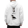 Inhale Exhale Yoga Boston Terrier Tshirt Men's Hoodie Back Print, trending gift
