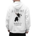 Life Is Better With A Boston Terrier Dog For Lover Men's Hoodie Back Print, trending gift