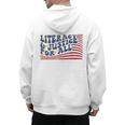 Literacy Justice For All Teacher Men&#x27;s Hoodie Back Print, trending gift