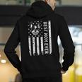 Best Boston Terrier Dog Mom Ever USA Flag For Men Women Kids Men's Hoodie Back Print, Boston Terrier Mom Hoodies, funny gift