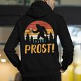 Bigfoot Sasquatch Prost Retro Bavarian Oktoberfest Men Women Men's Hoodie Back Print, funny gift