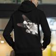 Boston Terrier Bostie Dog Kids Boys Girls Men's Hoodie Back Print, funny gift