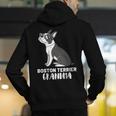 Boston Terrier Dog Owner Grandma Men's Hoodie Back Print, funny gift
