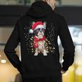 Boston Terrier Dog Ugly Christmas Dog Xmas For Men Women Kids Men's Hoodie Back Print, Boston Terrier Christmas Hoodies, funny gift
