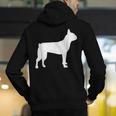 Boston Terrier Men's Hoodie Back Print, funny gift