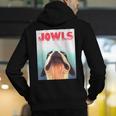 Boston Terriers Jowls Dog Mom Dog Dad Men's Hoodie Back Print, funny gift