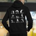 Boston Terriers Yoga Men's Hoodie Back Print, funny gift