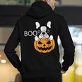 The Halloween Boston Terrier Men's Hoodie Back Print, Boston Terrier Halloween Hoodies, funny gift