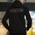 Be Kind Periodic Table Chemistry Teacher Scientist Kindness Men Women Girls Kids Men&#x27;s Hoodie Back Print, funny gift