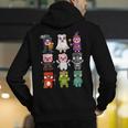 Pig Spooky Ghost Witch Boo-Jee Horror Pumpkin Pig Halloween Men's Hoodie Back Print, funny gift