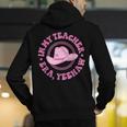In My Teacher Era Yeehaw Pink Teacher Western Cowgirl Men&#x27;s Hoodie Back Print, funny gift
