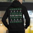 Ugly Sweater Boston Terrier Dog Christmas Dog Lover Xmas Men Women Kids Men's Hoodie Back Print, Boston Terrier Christmas Hoodies, funny gift