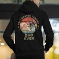 Vintage Best Boston Terrier Dad Ever Dog Father Father's Day Men Girls Kids Men's Hoodie Back Print, Boston Terrier Dad Hoodies, funny gift