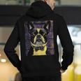 Vintage Boston Terrier Dog Men's Hoodie Back Print, funny gift