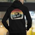 Vintage Retro The Pool Boy Men's Hoodie Back Print, funny gift
