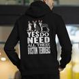 Yes I Really Do Need All These Boston Terriers Men's Hoodie Back Print, funny gift