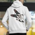 Boston Terrier Bostie Dog Kids Men Men's Hoodie Back Print, funny gift