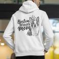 Boston Terrier Dog Bostie Mom Idea For Women Men's Hoodie Back Print, Boston Terrier Mom Hoodies, funny gift