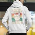 Boston Terrier Grandpa Dog Lover Father's Day Premium Men's Hoodie Back Print, funny gift