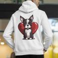 Boston Terrier Mom Dad Bostie Dog Lover Valentines Day Men's Hoodie Back Print, Boston Terrier Mom Hoodies, Boston Terrier Dad Hoodies, funny gift