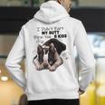 Boston Terrier Shirt I Didn't Fart My Butt Blew You A Kiss Men's Hoodie Back Print, funny gift