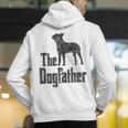 The Dogfather Boston Terrier Dog Funny Dog Gift T-Shirt For Men Women Girls Kids Men's Hoodie Back Print, funny gift
