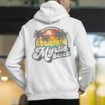 Myrtle Beach South Carolina Retro 70s Vintage Vacation Men's Hoodie Back Print, funny gift