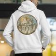 Sedona Arizona Nature Mountains Hiking Outdoors Men's Hoodie Back Print, funny gift