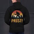 Bigfoot Sasquatch Prost Retro Bavarian Oktoberfest Men Women Men's Hoodie Back Print, gift for family, gift for coworker