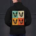 Bostie Dog Lover Boston Terrier With Sunglasses For Men Women Girls Kids Men's Hoodie Back Print, gift for family, gift for coworker