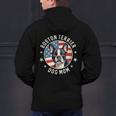 Boston Bull Terrier Women Boston Terrier Dog Mom Men's Hoodie Back Print, Boston Terrier Mom Hoodies, gift for family, gift for coworker