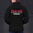 Boston Strong Logo Vintage Boston City Skyline Men's Hoodie Back Print, gift for family, gift for coworker