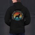 Boston Terrier Dad Retro Vintage Dog Bostie Dad Men Men's Hoodie Back Print, Boston Terrier Dad Hoodies, gift for family, gift for coworker