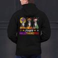 Boston Terrier Dog Halloween Christmas Hallothanksmas Men Women Kids Men's Hoodie Back Print, Boston Terrier Halloween Hoodies, Boston Terrier Christmas Hoodies, gift for family, gift for coworker