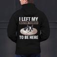 Boston Terrier Dog Men's Hoodie Back Print, gift for family, gift for coworker