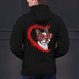 Boston Terrier Dog Mom Dad Valentine’s Day Pet Lover For Men Women Kids Men's Hoodie Back Print, Boston Terrier Mom Hoodies, Boston Terrier Dad Hoodies, gift for family, gift for coworker