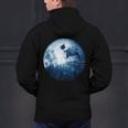 Boston Terrier Dog Moon Dog Mom Dad Women Men Dog Lovers Men's Hoodie Back Print, Boston Terrier Mom Hoodies, Boston Terrier Dad Hoodies, gift for family, gift for coworker
