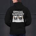 Boston Terrier Dog Official Sleep Pajamas Nightgown Men's Hoodie Back Print, gift for family, gift for coworker