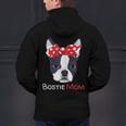 Boston Terrier Mom Bostie Women Girls Men's Hoodie Back Print, Boston Terrier Mom Hoodies, gift for family, gift for coworker